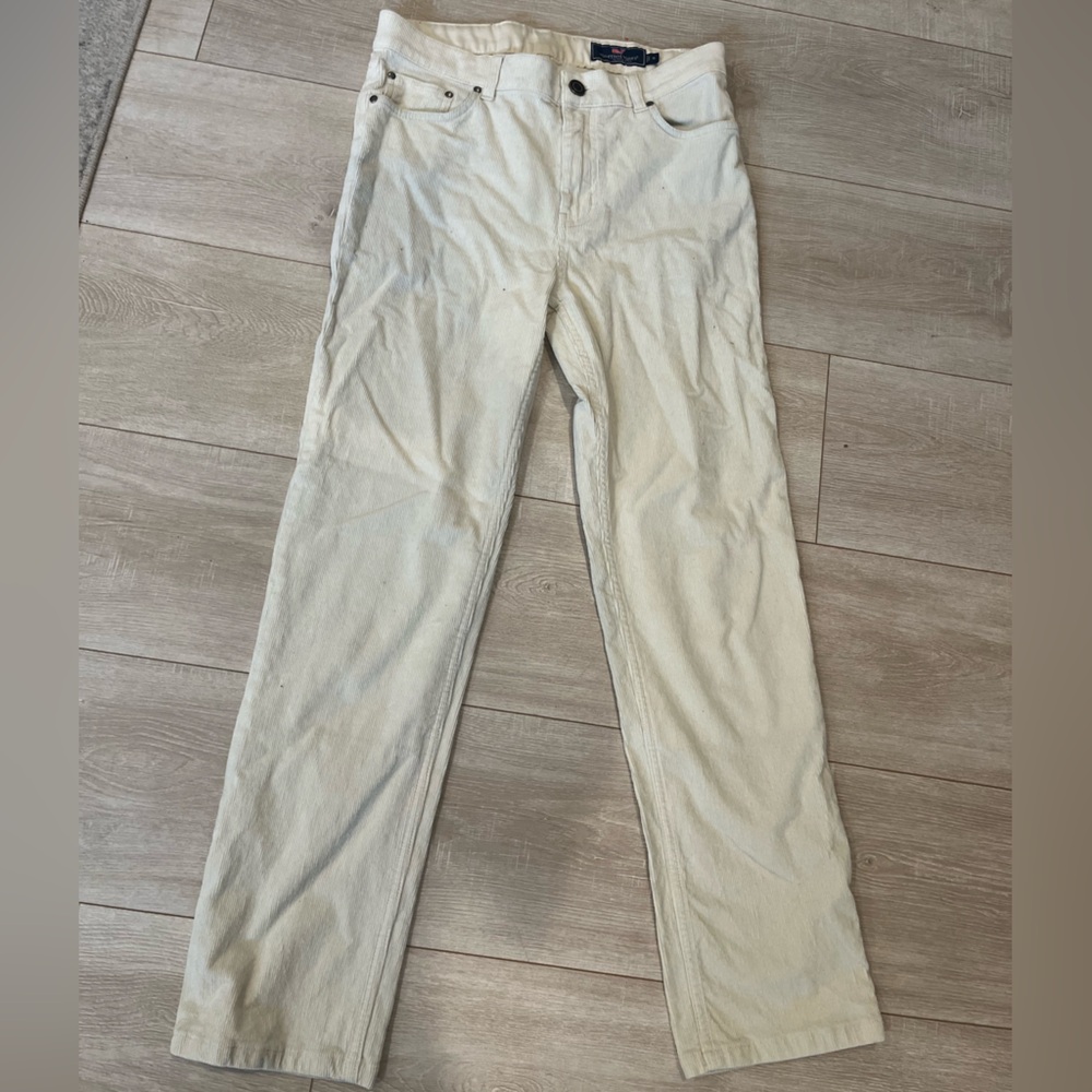 Vineyard Vines Corduroy pants. Light tan size 16, worn once amazing condition